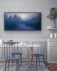 Light Mist | Oil And Acrylic Painting in Paintings by Victoria Veedell. Item made of canvas with synthetic works with contemporary style
