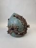 Blue Buoy | Sculptures by Anna Altman. Item made of ceramic works with boho & coastal style
