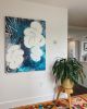 Space Ghosts | Oil And Acrylic Painting in Paintings by Neon Dunes by Lily Keller. Item composed of canvas in contemporary or modern style