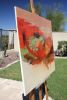 Large Abstract Landscape Oil Paining | Oil And Acrylic Painting in Paintings by Simona Gocan. Item made of canvas works with contemporary style