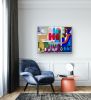 Mirage | Oil And Acrylic Painting in Paintings by Paula Saslow, Copper Rose Art. Item works with contemporary style