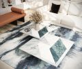 Rug Eternity Lapse hand-knotted contemporary | Area Rug in Rugs by Atelier Tapis Rouge. Item composed of wool in contemporary or modern style