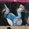 Indonesian Birds of Paradise | Street Murals by Max Ehrman (Eon75). Item composed of synthetic