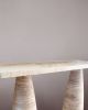 Natural Marble Console Table. Narrow Console Table. Console | Tables by HamamDecor LLC. Item composed of marble in minimalism or contemporary style