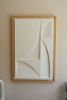 No. 115 Japandi Plaster Wall Relief - Scandinavian Decor | Wall Sculpture in Wall Hangings by Joseph A