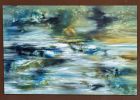 Day at the Ocean | Oil And Acrylic Painting in Paintings by Kozyuk Gallery. Item made of canvas works with boho & eclectic & maximalism style