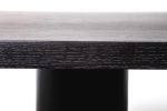 Ebonized Oak Wood Black Square Dining Table by Costantini | Tables by Costantini Design. Item composed of walnut