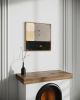 A Day Like Any Other 24x24 Original on wood | Mixed Media in Paintings by JD Logan Fine Art. Item made of birch wood works with minimalism & contemporary style