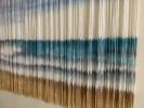 HORIZON Coastal Ocean Seascape Wall Tapestry | Macrame Wall Hanging in Wall Hangings by Wallflowers Hanging Art. Item made of oak wood with wool works with boho & mid century modern style