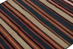 Vintage Afghani tribal Kilim runner rug, with Stripes | Area Rug in Rugs by Rug and Kilim
