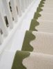 Handwoven Woolen Runner Rug | Rugs by Evergreen Carpets. Item composed of wool in boho or minimalism style