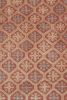 Vintage Turkish Rug, Beige Field with Red Diamond Geometric | Area Rug in Rugs by Rug and Kilim