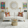 Kaleidoscope - Red | Pillow in Pillows by Heirloom Wild by Candace Marquette