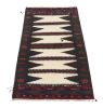 Vintage Afghan Kilim in Beige with Geometric Patterns - Rug | Area Rug in Rugs by Rug and Kilim