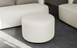 Papillonne Pouf Beige | Ottoman in Benches & Ottomans by LAGU. Item made of wood with fabric works with modern style