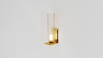 Dais | Sconces by ILANEL P/L. Item made of brass with glass works with mid century modern & art deco style