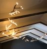 Antler chandelier at the Club Med Val d'Isère | Pendants by Beau&Bien | Club Med Val d'Isère in Val-d'Isère