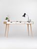 Bureau, study desk, home office desk, with white drawers | Tables by Mo Woodwork