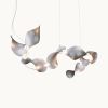 Dune 8 Curve Pendant Light | Chandeliers by MOSS Objects. Item made of metal works with contemporary & japandi style