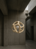 Large Sculptural Ceramic Lamp · Hand-Built Stoneware Organic | Pendants by Àlvar Martínez Mestres. Item composed of stoneware in minimalism or contemporary style
