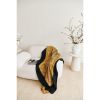 Handwoven Topaz Brown Myrtle Drift Merino Throw | Linens & Bedding by Studio Variously. Item made of wool works with modern style