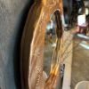 "Round Bronze Flower" | Mirror in Decorative Objects by IRENA TONE. Item compatible with minimalism and contemporary style
