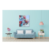 Saga D'Eté Flower Painting-Original Artwork A/C | Oil And Acrylic Painting in Paintings by Christiane Papé. Item made of canvas with synthetic