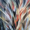 Black Bird of Paradise | Oil And Acrylic Painting in Paintings by Kozyuk Gallery. Item composed of canvas in boho or contemporary style