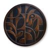 Circular Geometric Abstract Metal Wall Relief | Wall Sculpture in Wall Hangings by Element 29 Metalcraft. Item made of copper compatible with contemporary and art deco style
