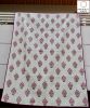 Alternate Rani Floral Striped Quilt | Linens & Bedding by Jaipur Bloc House. Item composed of cotton