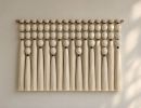 Pulse No.4 Extra Large Fiber Art Wall Hanging 63 x 38 Inches | Macrame Wall Hanging in Wall Hangings by Puvor. Item composed of wood and cotton in boho or minimalism style