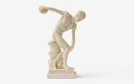 Discobolus - Discus Thrower Sculpture | Sculptures by LAGU. Item made of marble