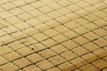 Rug & Kilim’s Gradient Rug in Creamy Beige-Brown Ombre Grid | Area Rug in Rugs by Rug and Kilim. Item composed of wool compatible with modern style