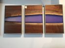 Epoxy and Wood Wall Art | Wall Sculpture in Wall Hangings by Fjelsted Nord LLC. Item made of birch wood & synthetic