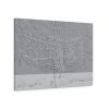 Grey Thunder Above The City 4311 | Prints in Paintings by Petra Trimmel. Item composed of canvas and metal