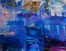 Gold Shafted Earth | Oil And Acrylic Painting in Paintings by Catherine Twomey | Mission Hospital in Asheville. Item composed of wood & synthetic