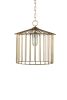 Cage 01 outside | Chandeliers by Bronzetto. Item made of brass