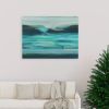 Winter River 1235 | Prints in Paintings by Petra Trimmel. Item made of wood & canvas