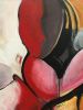 Available: In A Heartbeat, 36”x36” original art | Oil And Acrylic Painting in Paintings by Jeanette Jarville, BFA Emily Carr University of Art. Item in mid century modern or contemporary style