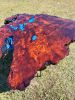 Exotic Waterfall Redwood Burl Coffee Table | Tables by Southern River Tables. Item made of wood