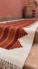 Handwoven Wool Terracotta/Rust Stair Runner | Runner Rug in Rugs by Evergreen Carpets. Item composed of wool in boho or minimalism style