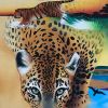 Leopard and friends, print on paper, canvas or metal | Prints in Paintings by Rick Garcia