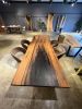 Custom Resin Table - Dining Table - Epoxy Table | Tables by Tinella Wood. Item composed of wood and synthetic in contemporary or modern style