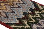 Vintage Moroccan Runner Rag Rug with Multicolor Chevron | Area Rug in Rugs by Rug and Kilim
