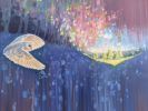 The Owls Haven | Oil And Acrylic Painting in Paintings by Gill B. Item made of canvas compatible with contemporary and country & farmhouse style