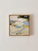 “elevated” 10”x10” | Oil And Acrylic Painting in Paintings by Quinn Dimitroff. Item composed of canvas