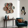 Set of 7 Personalized African Wall Plates | Decorative Plate in Decorative Objects by Sarmal Design. Item composed of bamboo and cotton in boho or contemporary style