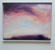 Raven's song - Soft abstract sunset sky painting | Oil And Acrylic Painting in Paintings by Jennifer Baker Fine Art. Item made of canvas works with contemporary style