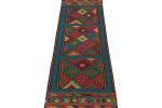 Rug & Kilim’s Contemporary Kilim Runner with Polychromatic | Area Rug in Rugs by Rug and Kilim