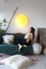Moon Wall Sculpture | Wall Hangings by HIKARI. Item composed of paper